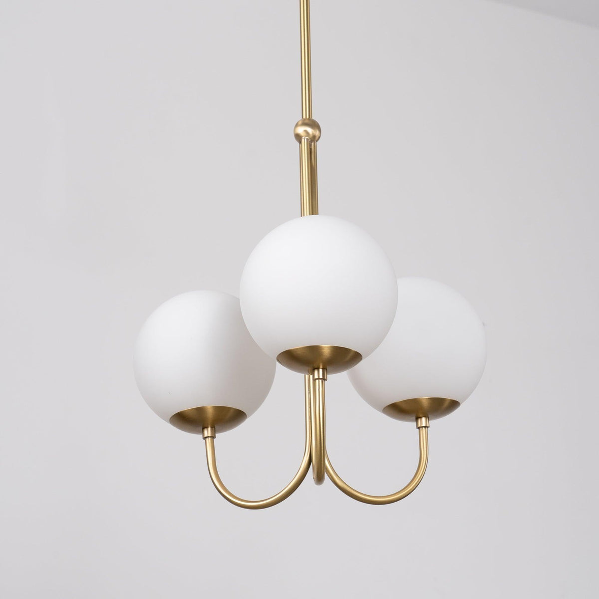 Brin elegante hanglamp van metaal en glas