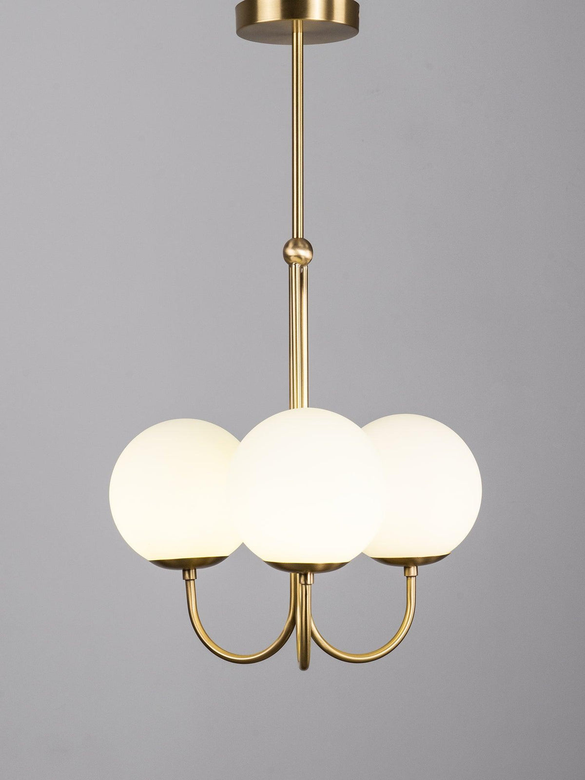 Brin elegante hanglamp van metaal en glas