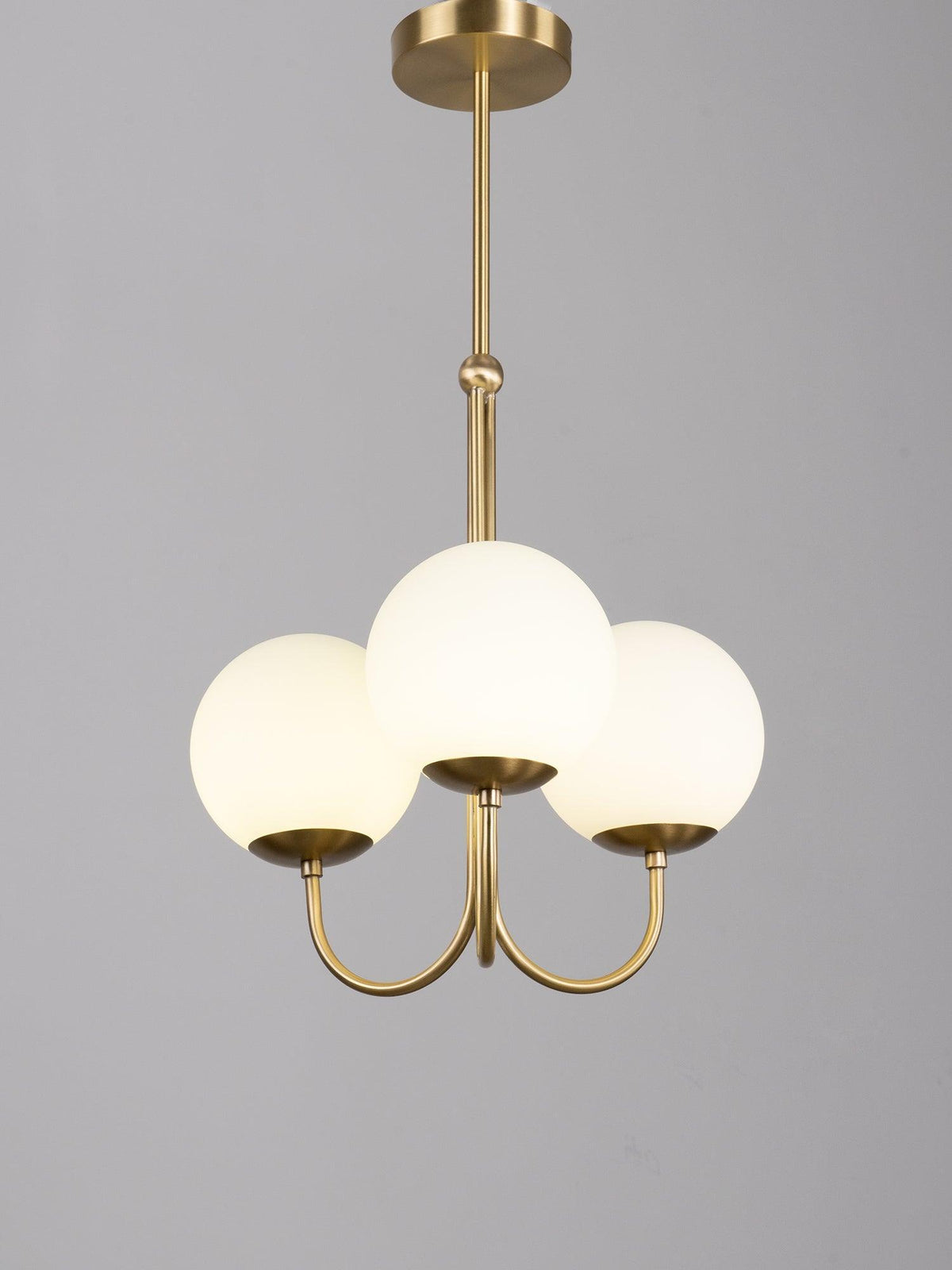 Brin elegante hanglamp van metaal en glas