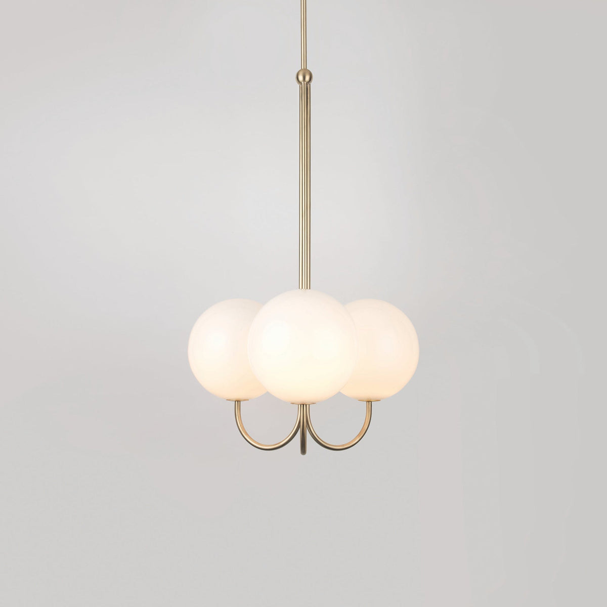 Brin elegante hanglamp van metaal en glas