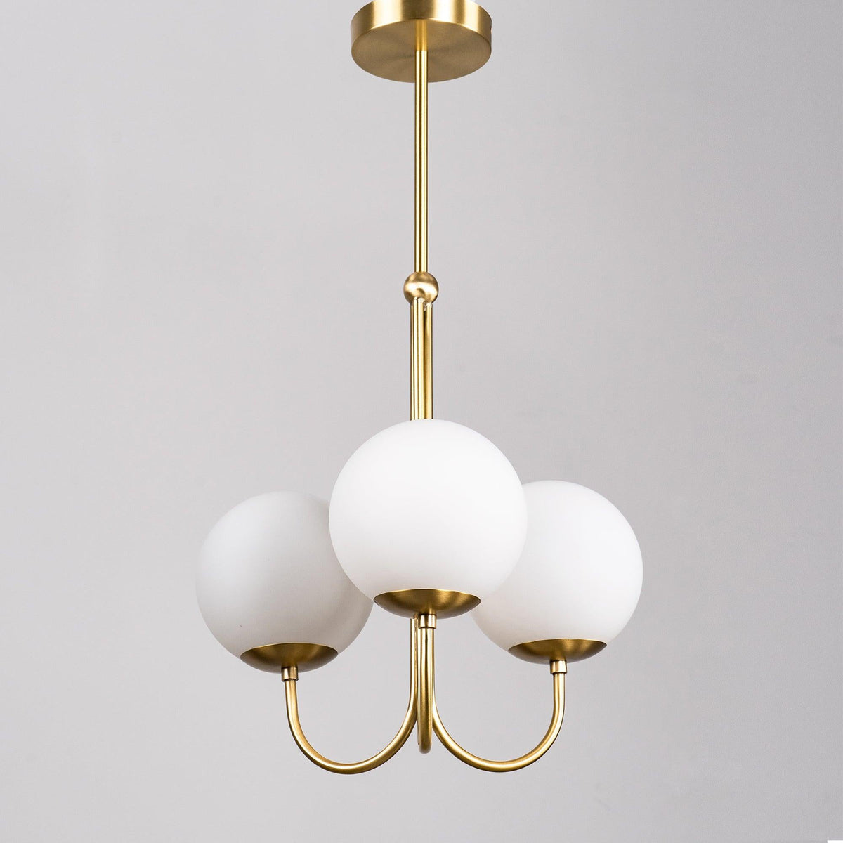 Brin elegante hanglamp van metaal en glas