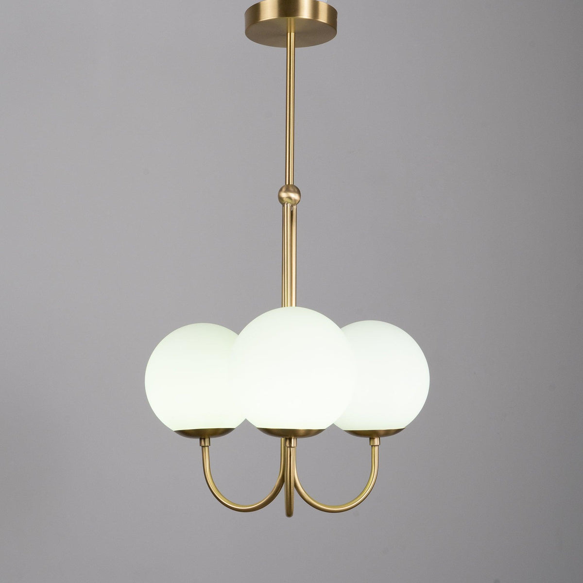Brin elegante hanglamp van metaal en glas
