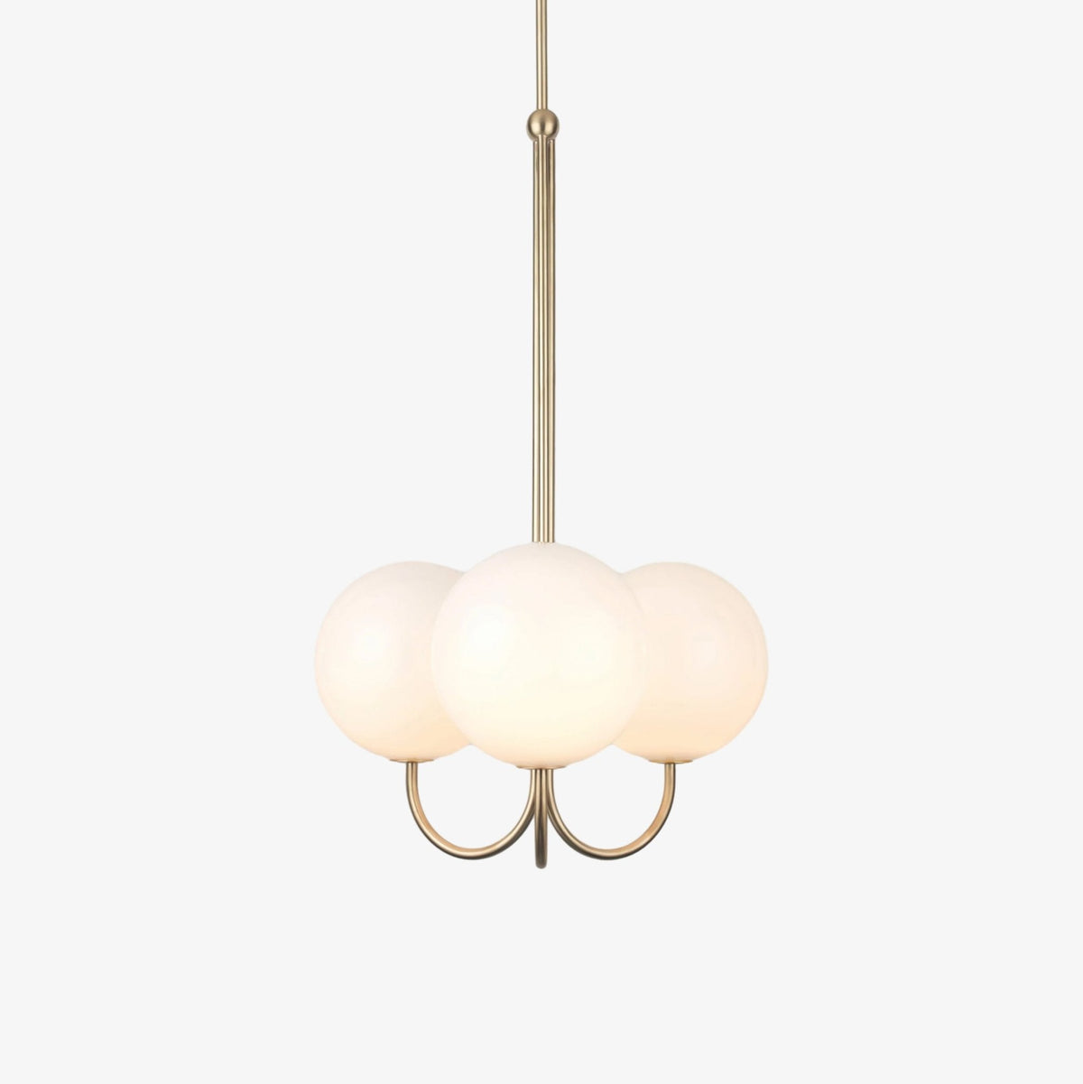 Brin elegante hanglamp van metaal en glas