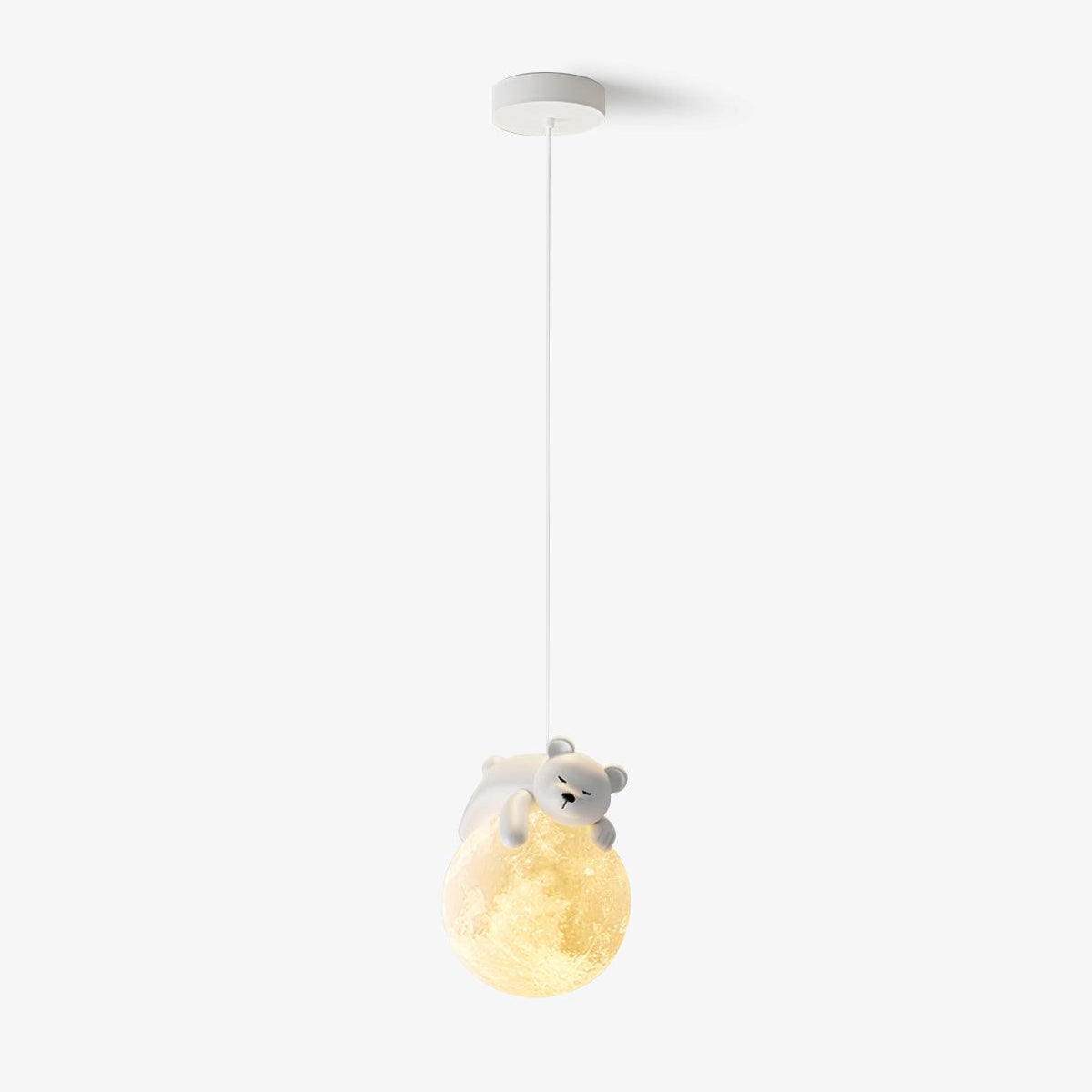 Velisise hanglamp Beer Maan voor kinderkamer