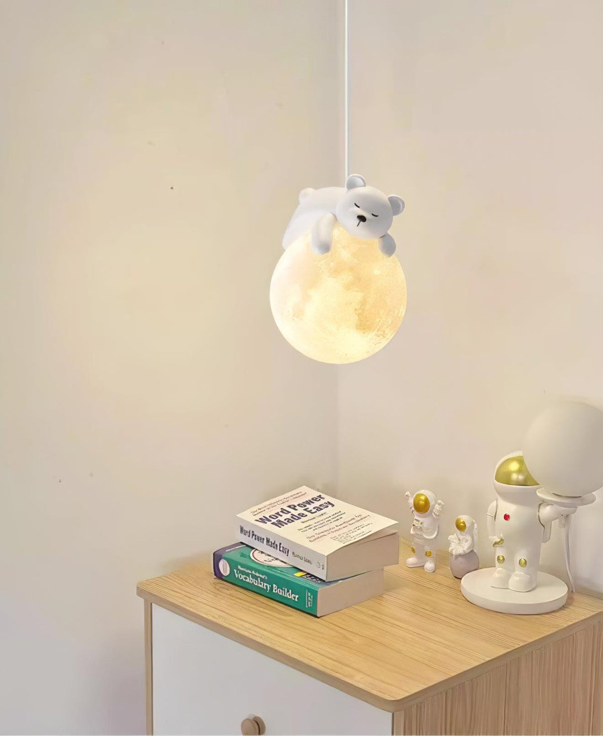 Velisise hanglamp Beer Maan voor kinderkamer