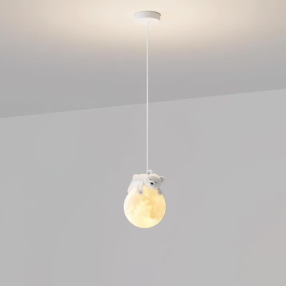 Velisise hanglamp Beer Maan voor kinderkamer