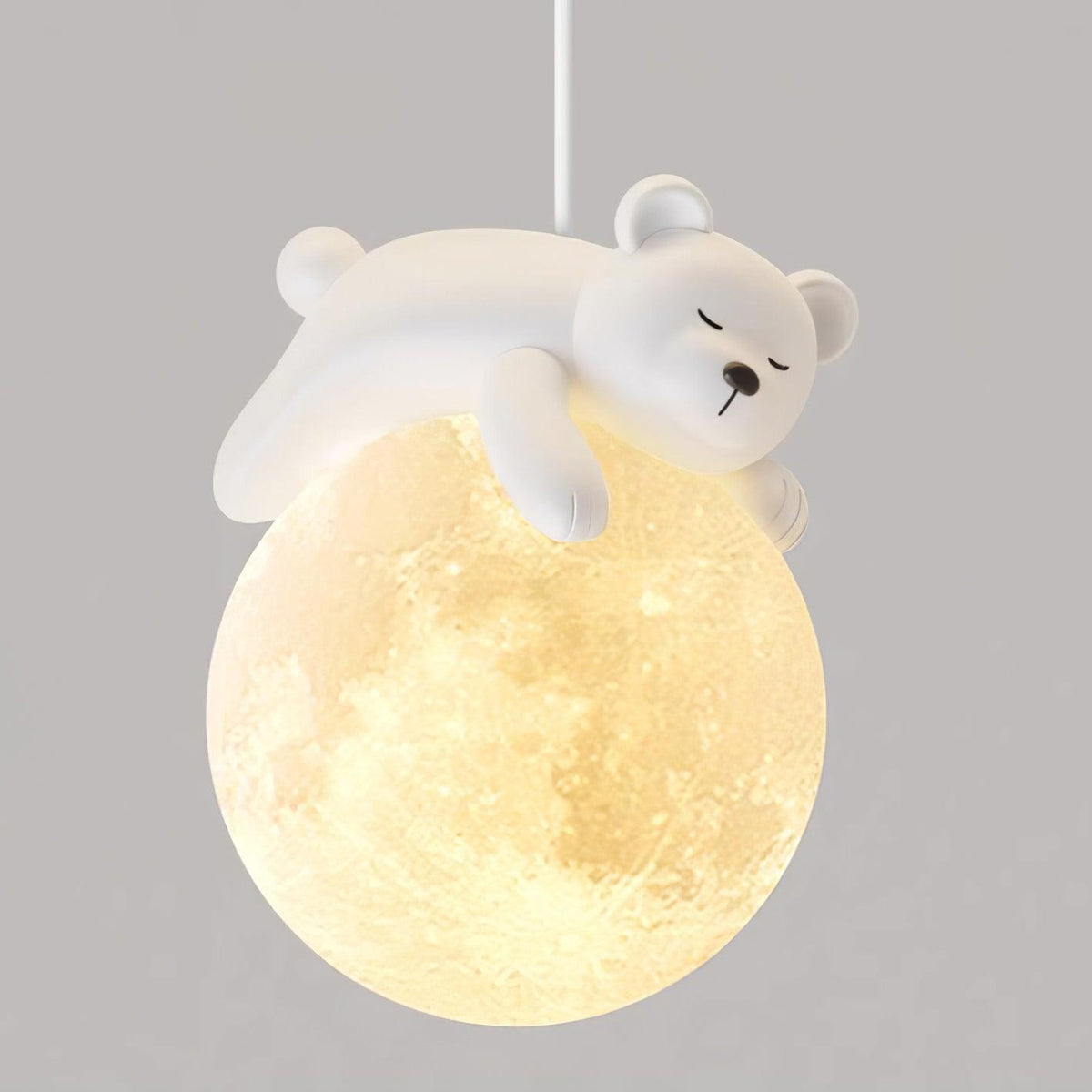 Velisise hanglamp Beer Maan voor kinderkamer