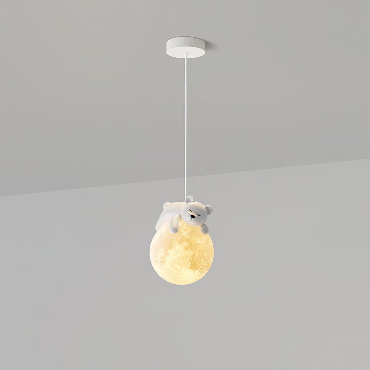 Velisise hanglamp Beer Maan voor kinderkamer