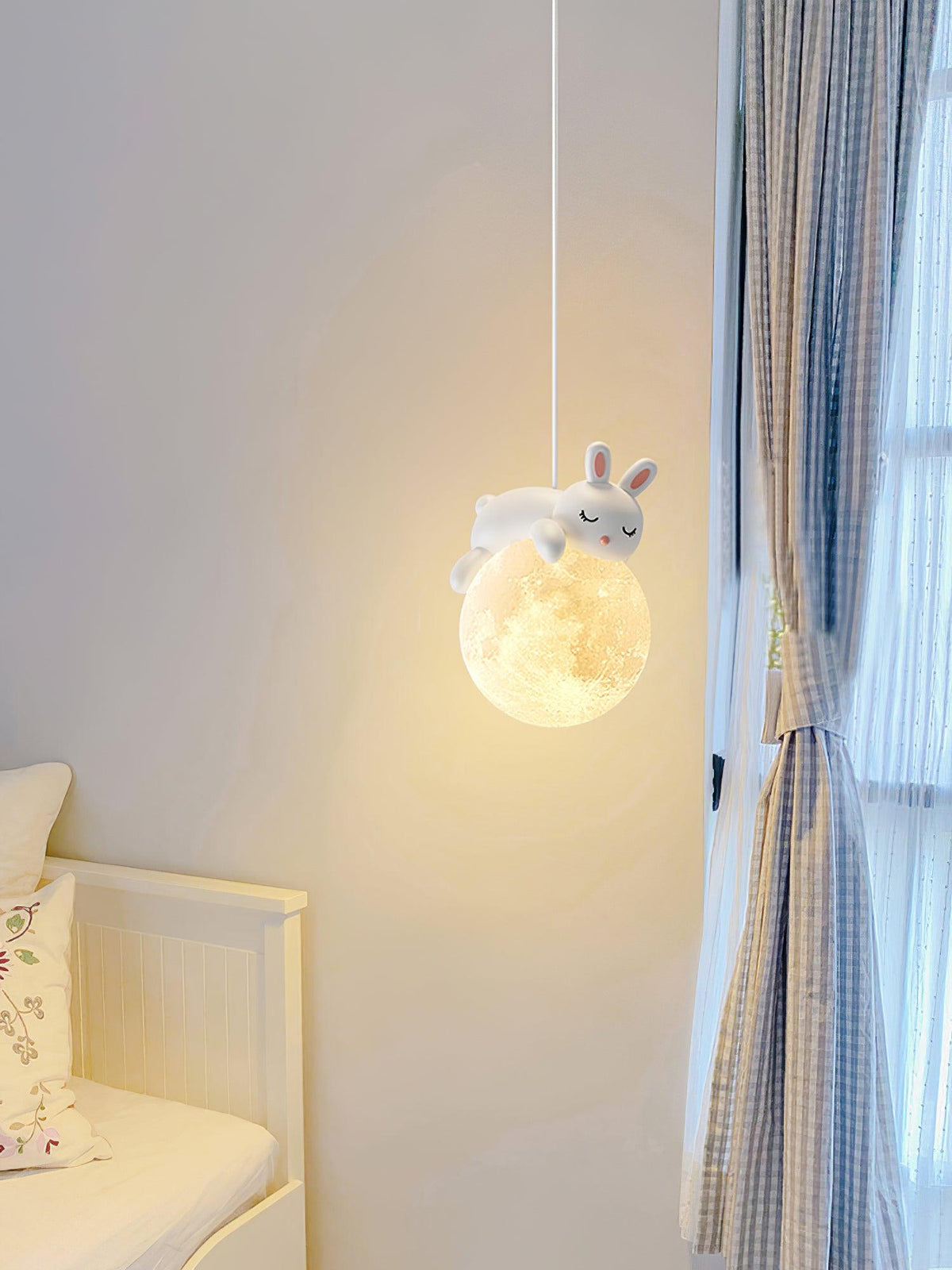 Velisise hanglamp Beer Maan voor kinderkamer