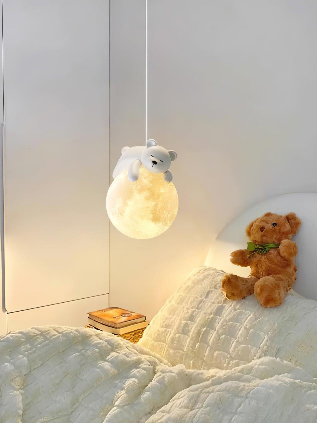 Velisise hanglamp Beer Maan voor kinderkamer