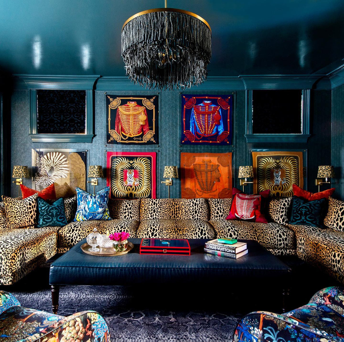 Ljomuvyn Postmodern Luxe Hout Metal Kroonluchter