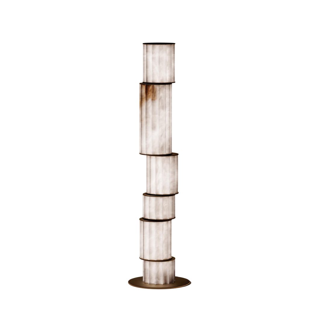 Durell albasten vloerlamp