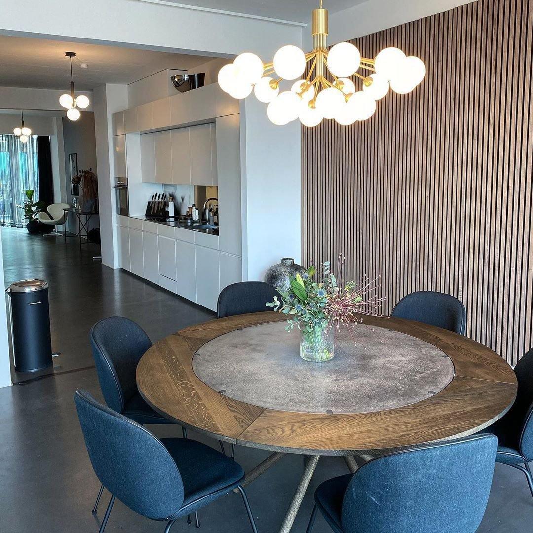 Eirelelle Hanglamp Glas cluster van glazen bollen Messing