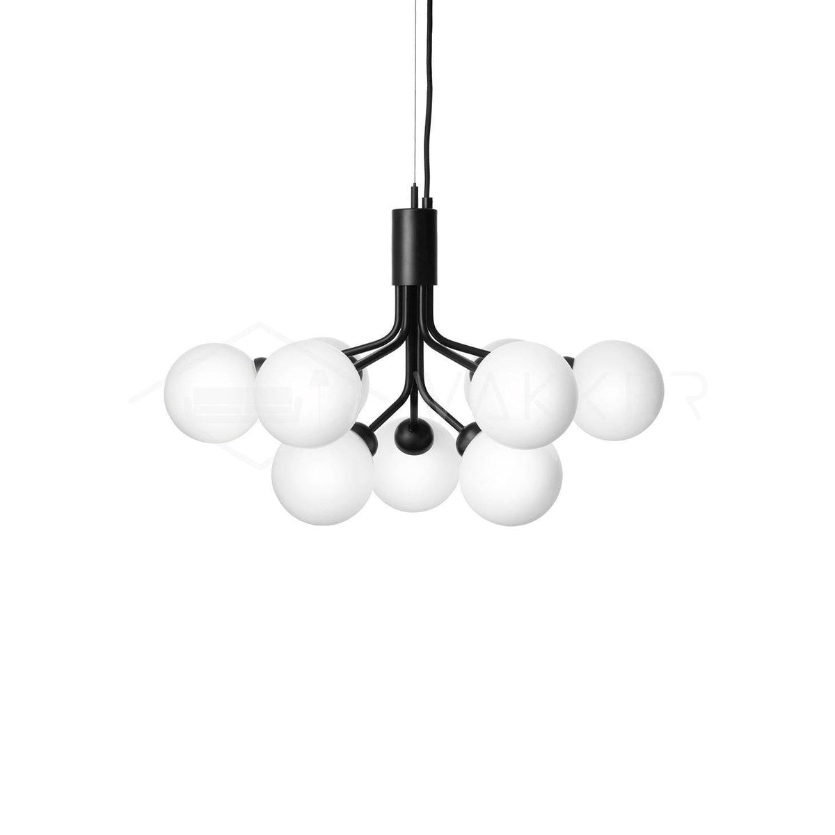 Eirelelle Hanglamp Glas cluster van glazen bollen Messing