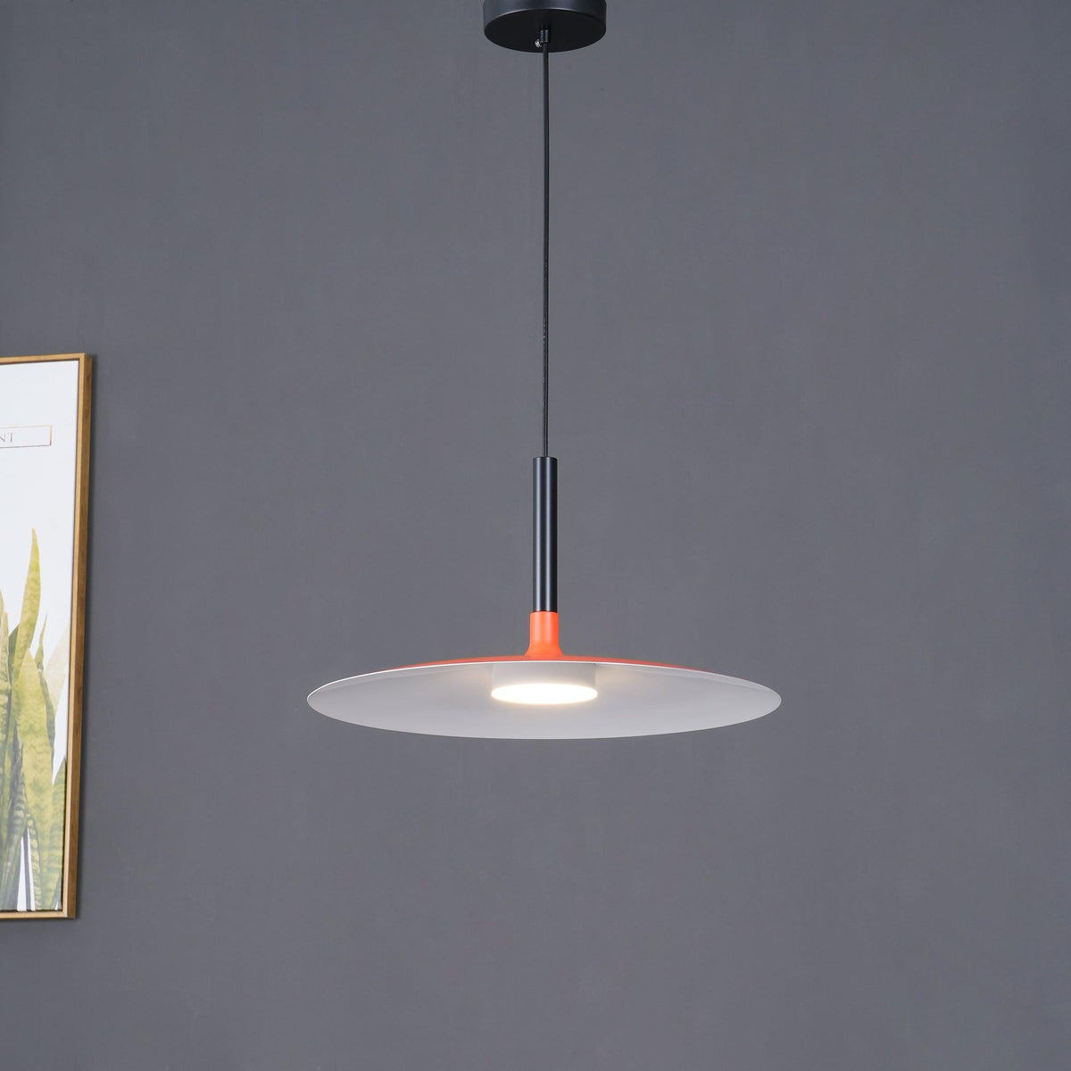 Ardinena hanglamp aluminium platte schijf