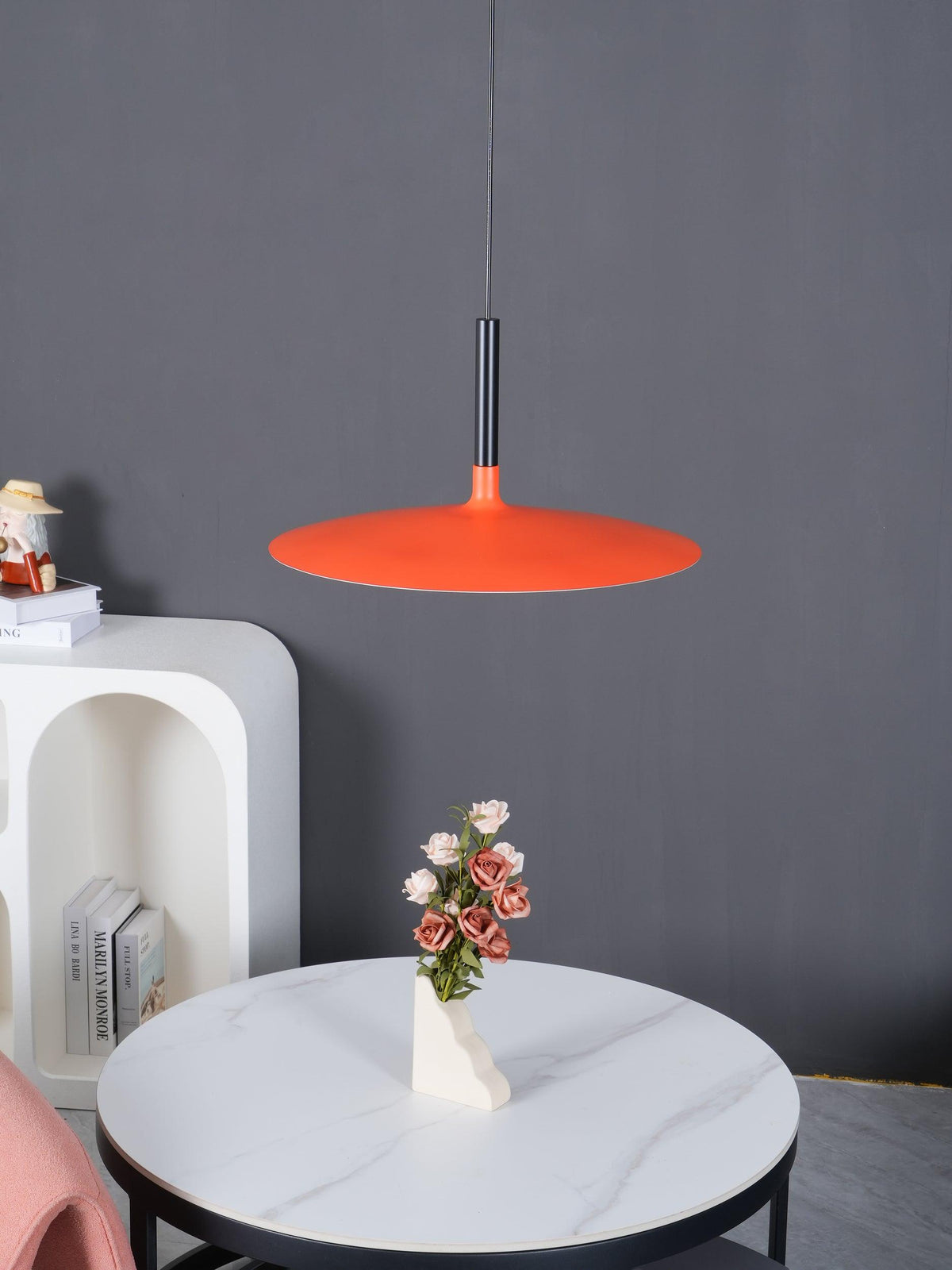 Ardinena hanglamp aluminium platte schijf
