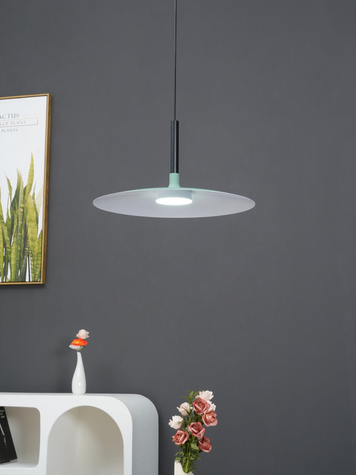 Ardinena hanglamp aluminium platte schijf