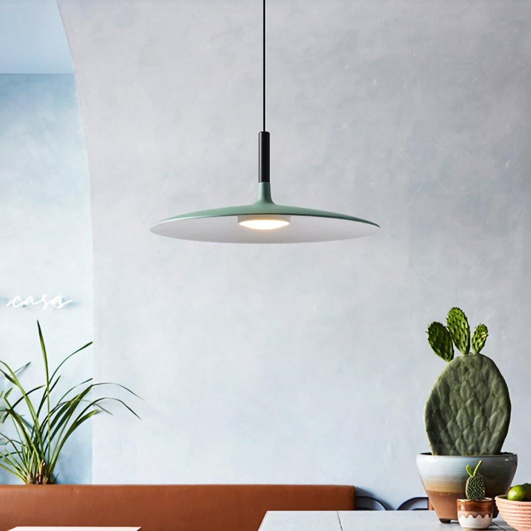 Ardinena hanglamp aluminium platte schijf