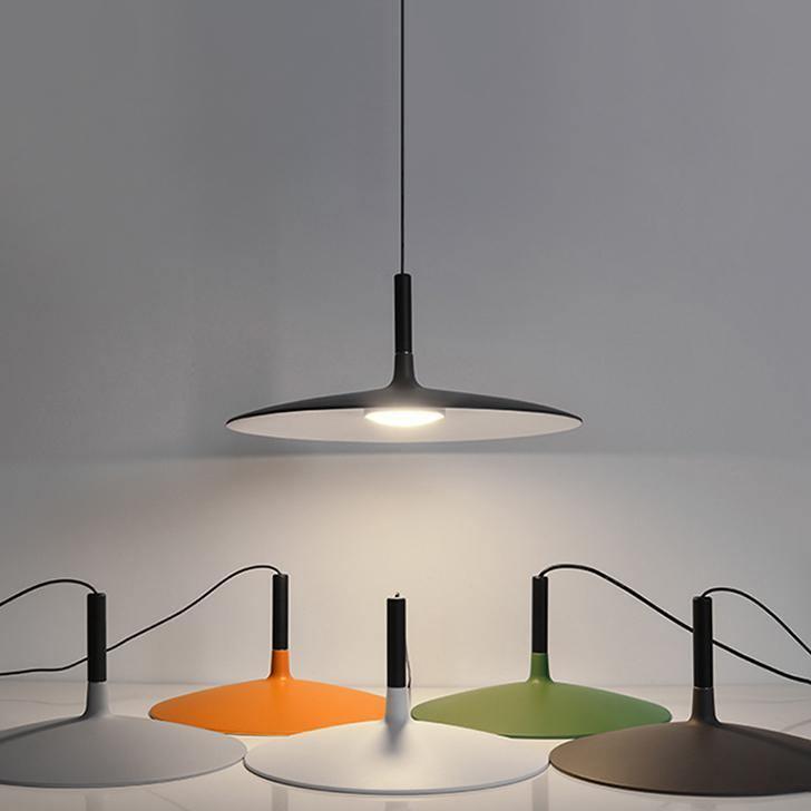 Ardinena hanglamp aluminium platte schijf