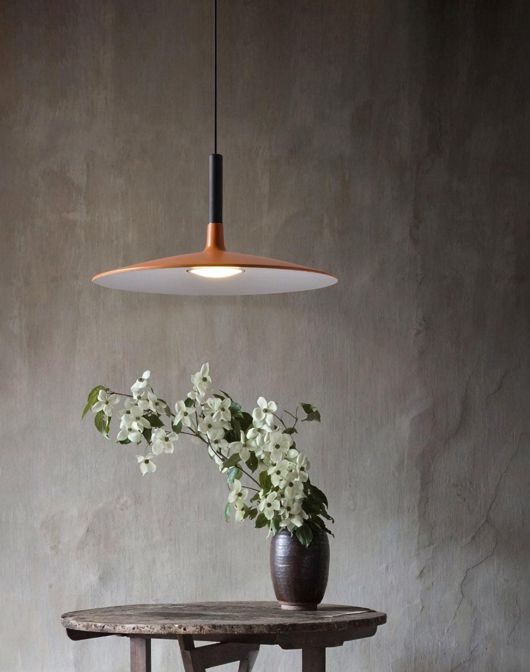 Ardinena hanglamp aluminium platte schijf