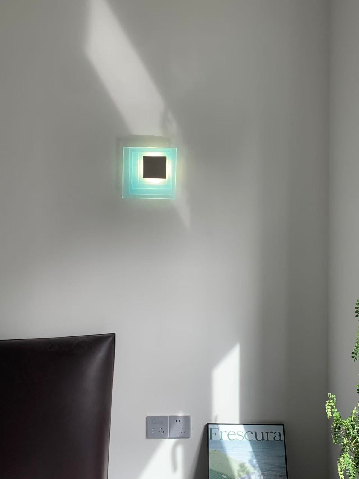Cleo glas Watercube Cascade wandlamp