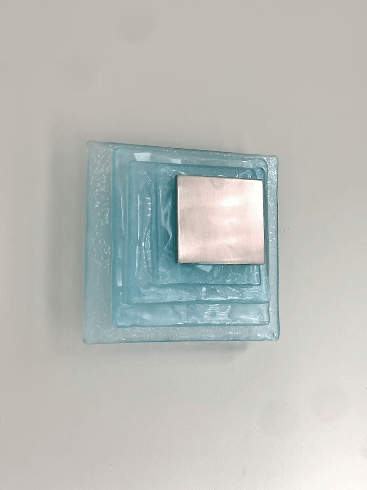 Cleo glas Watercube Cascade wandlamp
