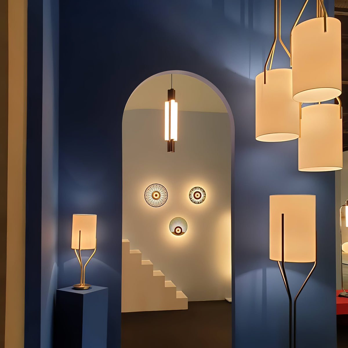 Cex Arborescence Kroonluchter LED 3-Lights messing Modern