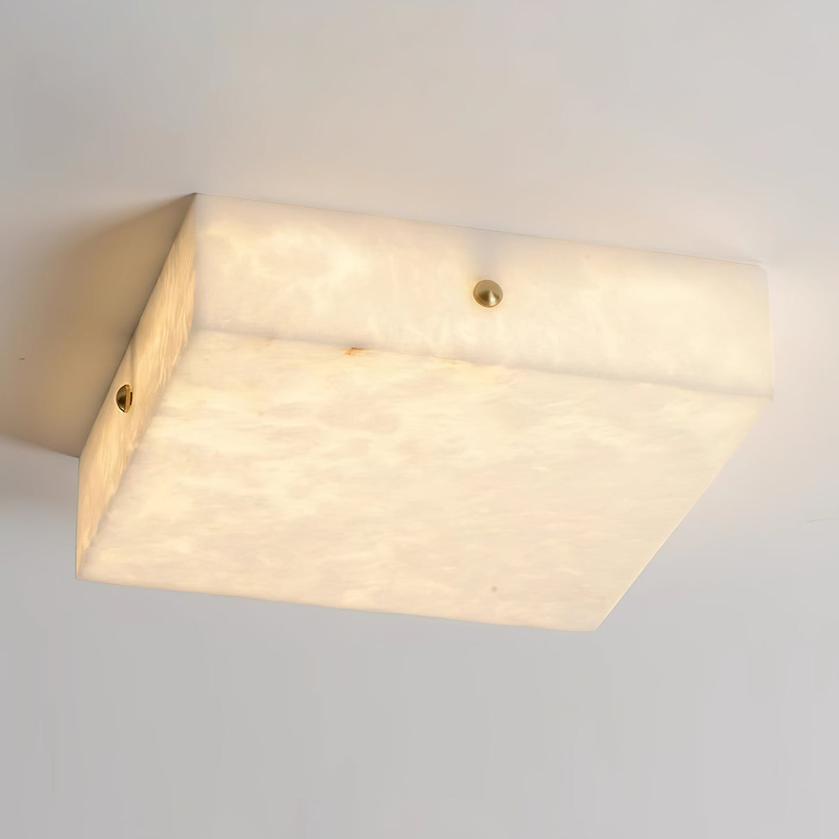 Rauduvys moderne minimalistische plafondlamp van albast