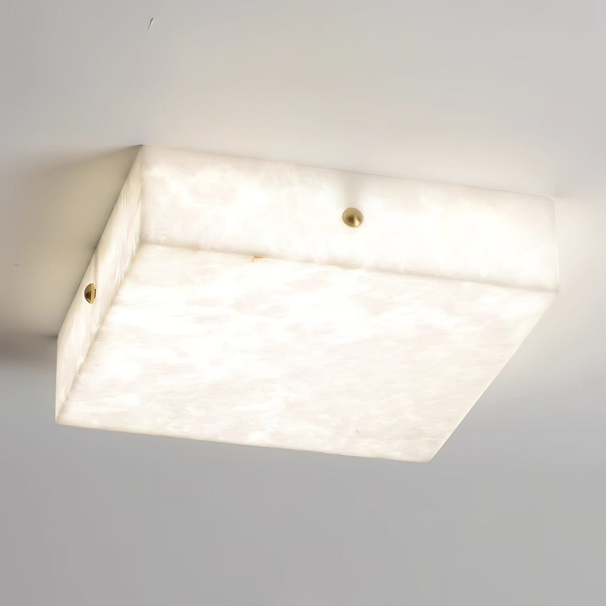 Rauduvys moderne minimalistische plafondlamp van albast