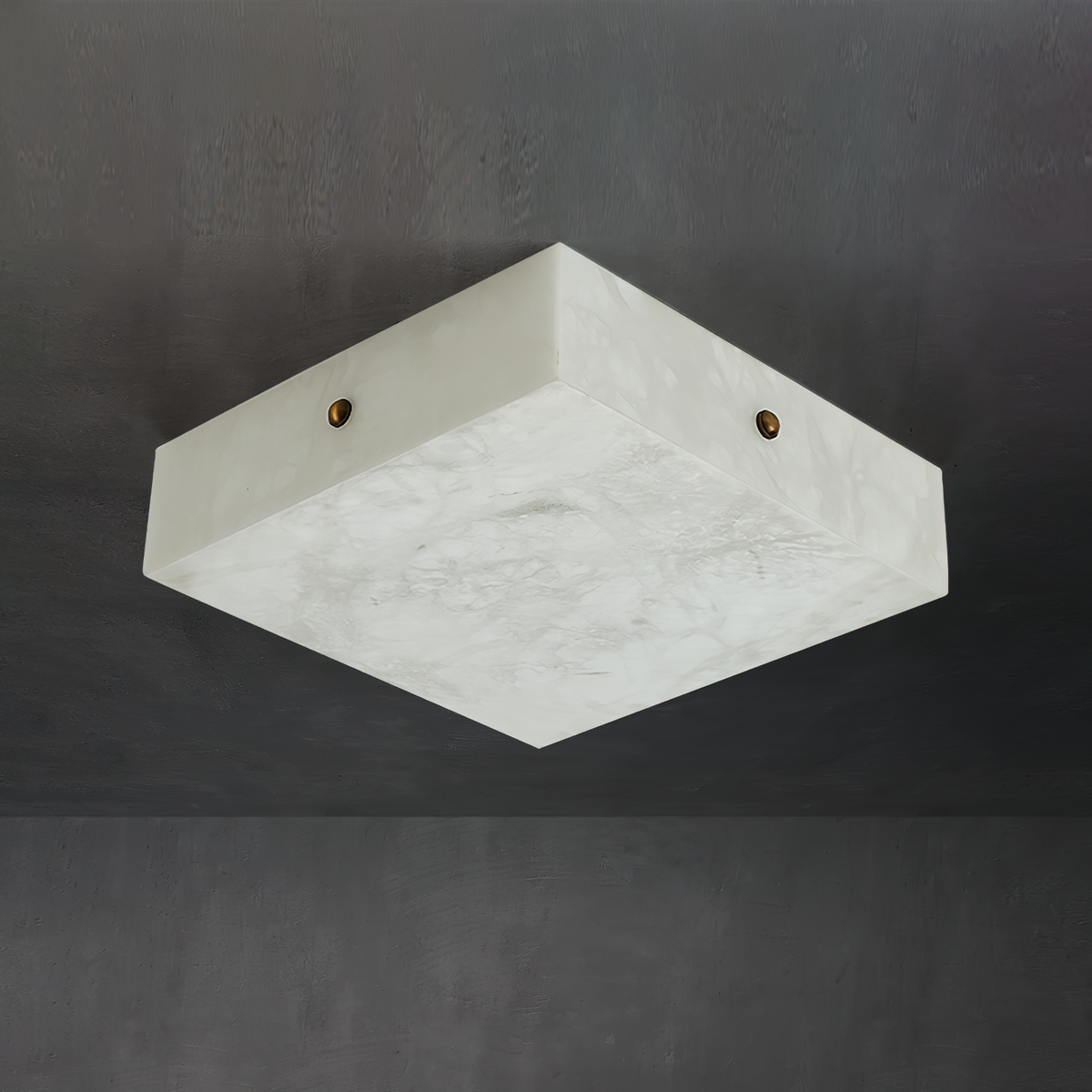 Rauduvys moderne minimalistische plafondlamp van albast