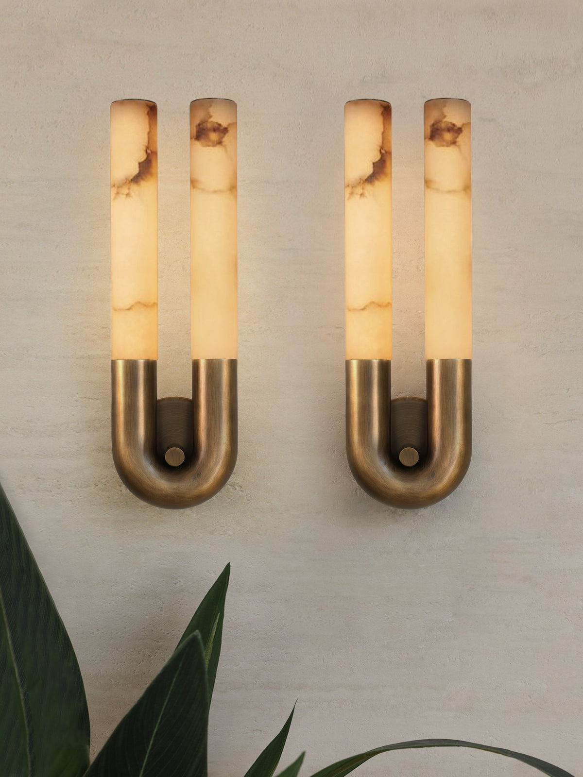 Orvella Arch albasten wandlamp