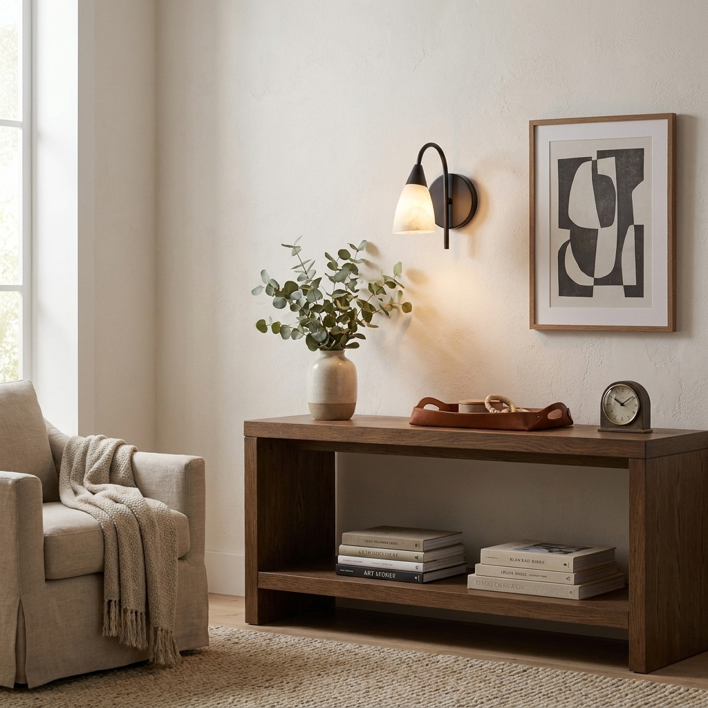 Tormleigh albast wandlamp