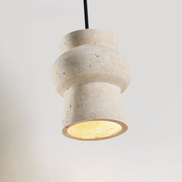 Dynt Timeless hanglamp van geel travertin