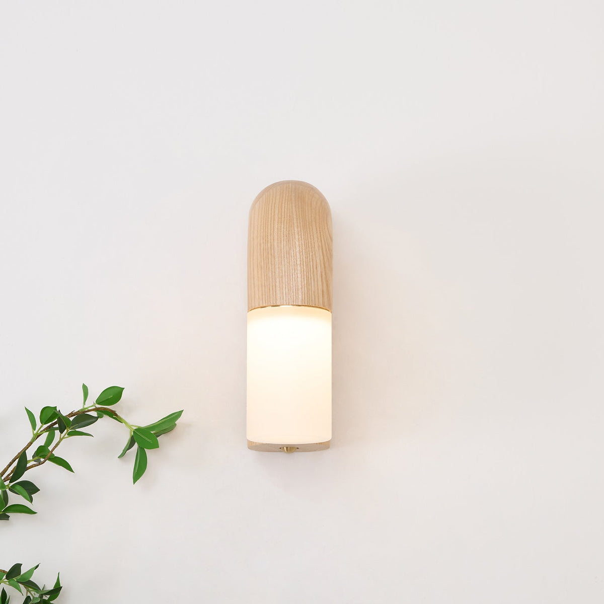 King Moderne minimalistische wandlamp van hout
