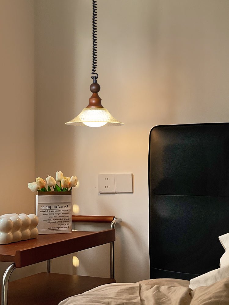 Syraeeth Premium Noordse kunst houten hanglamp
