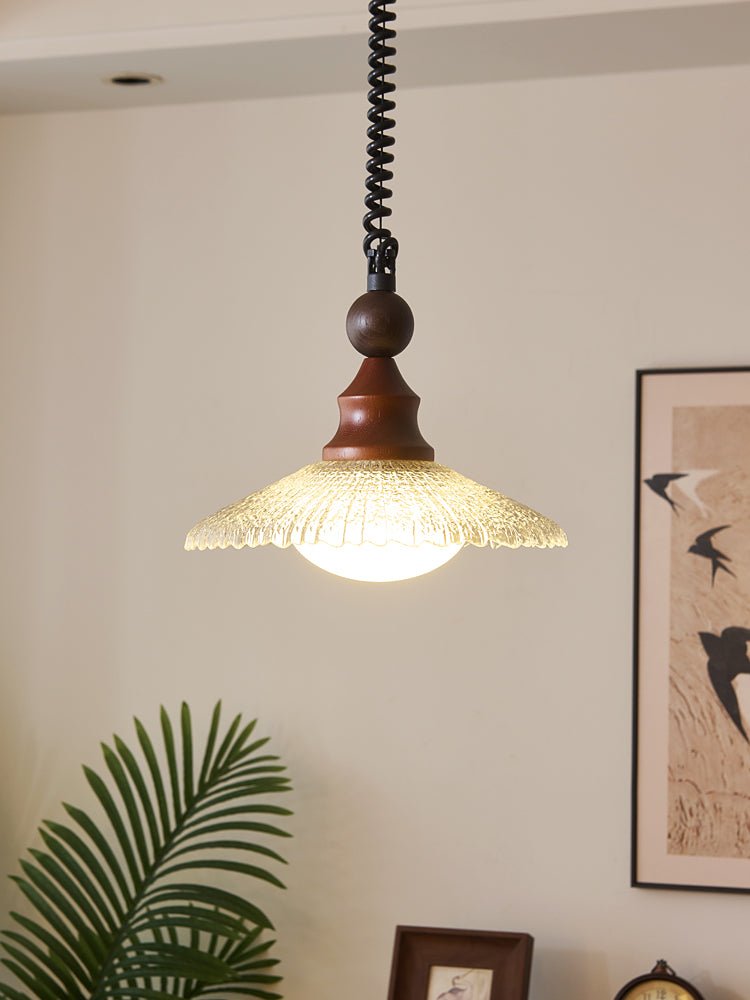 Syraeeth Premium Noordse kunst houten hanglamp