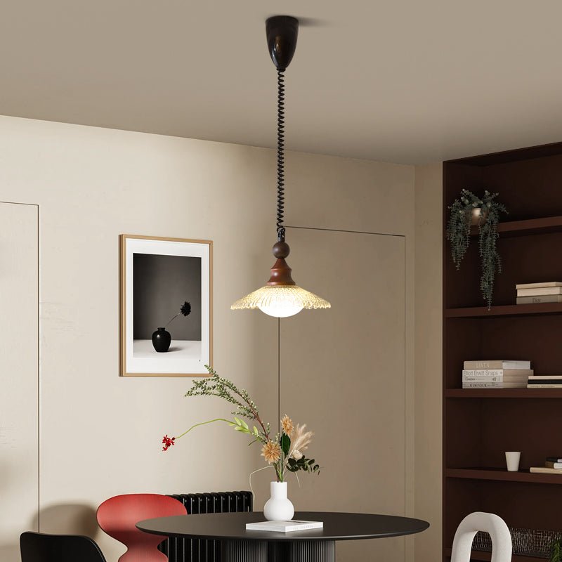 Syraeeth Premium Noordse kunst houten hanglamp