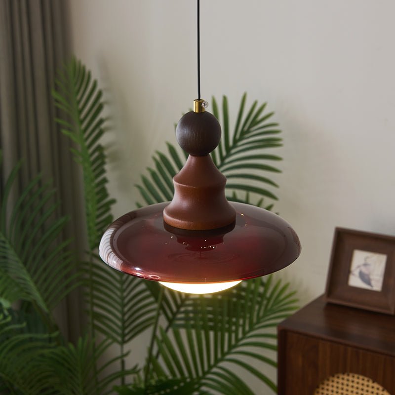 Syraeeth Premium Noordse kunst houten hanglamp