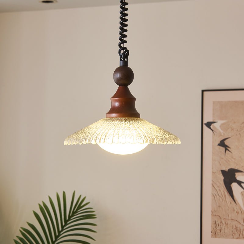 Syraeeth Premium Noordse kunst houten hanglamp