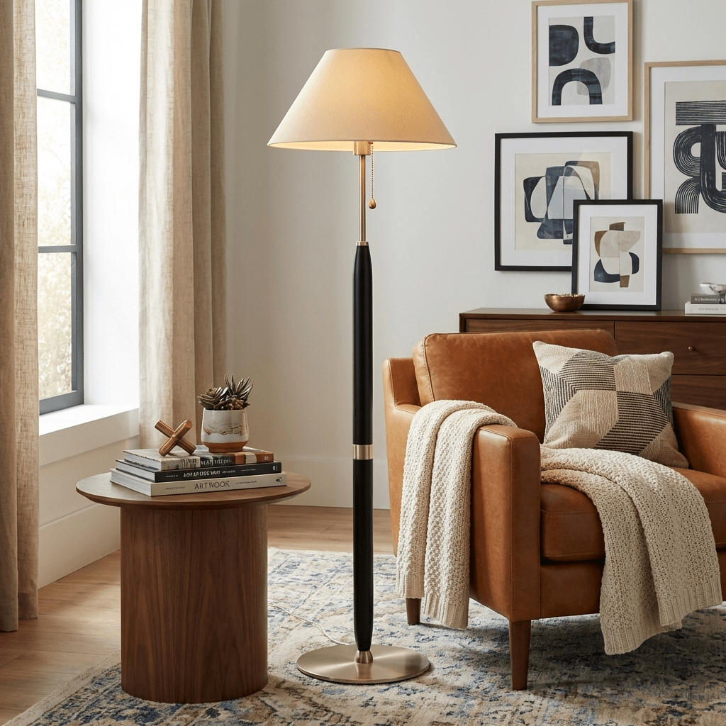 Rinanelle Houten vloerlamp