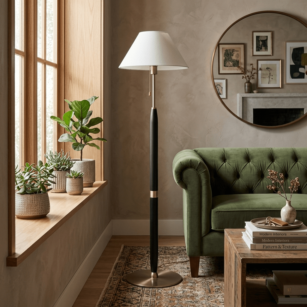 Rinanelle Houten vloerlamp