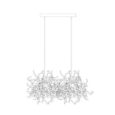 Noruielle hanglamp Metallic Disc Cloud