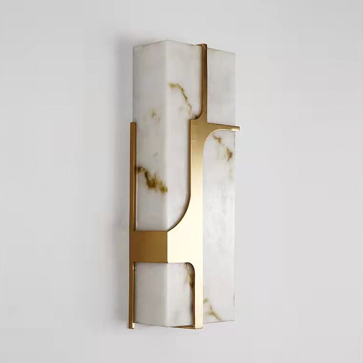 Ariel wandlamp Albast & messing elegantie