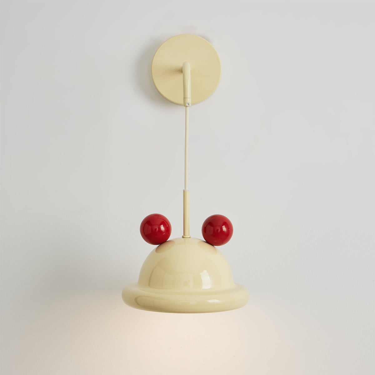 Pomeiro wandlamp Crème Metaal Modern Woonkamer | Cielum