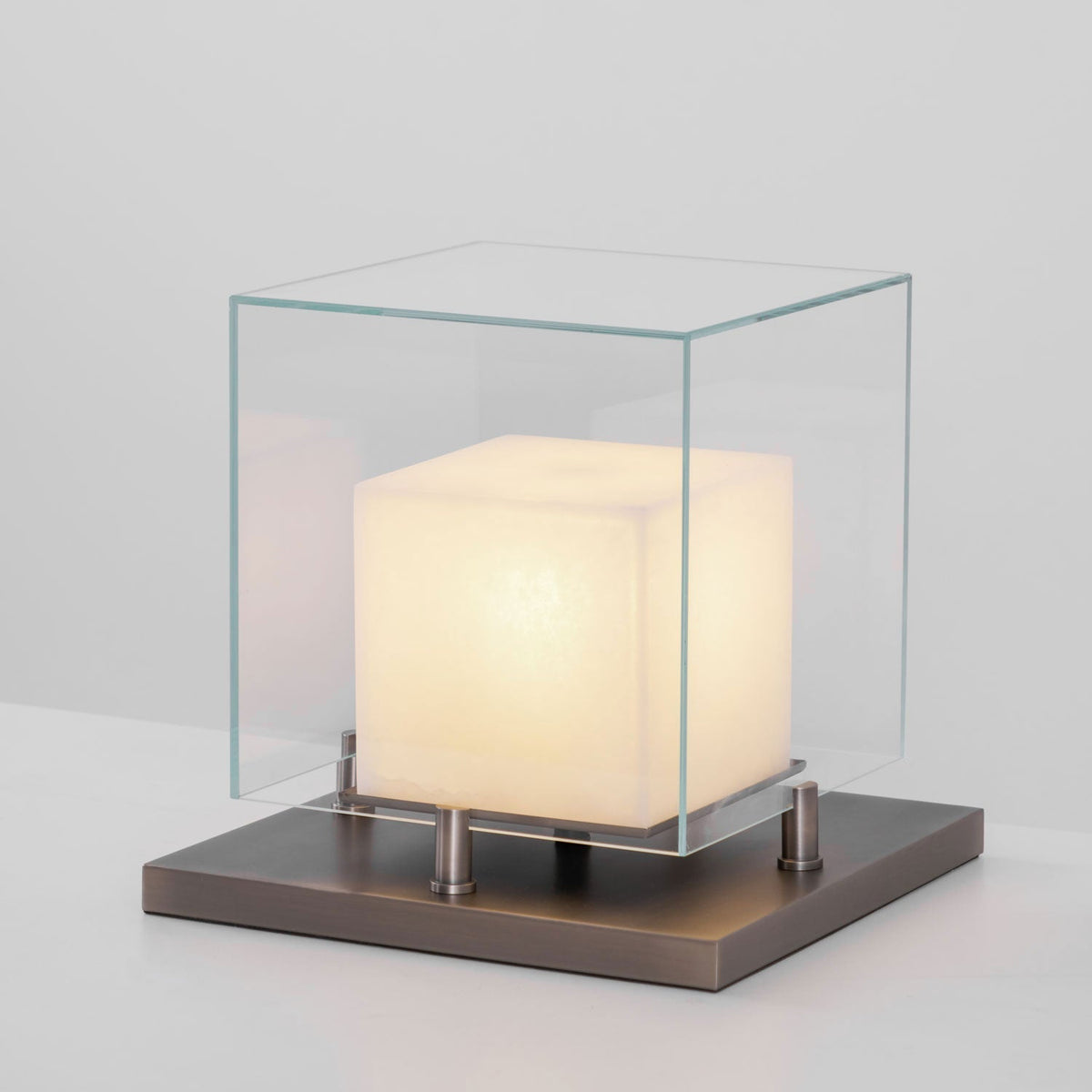 Cubo albasten tafellamp
