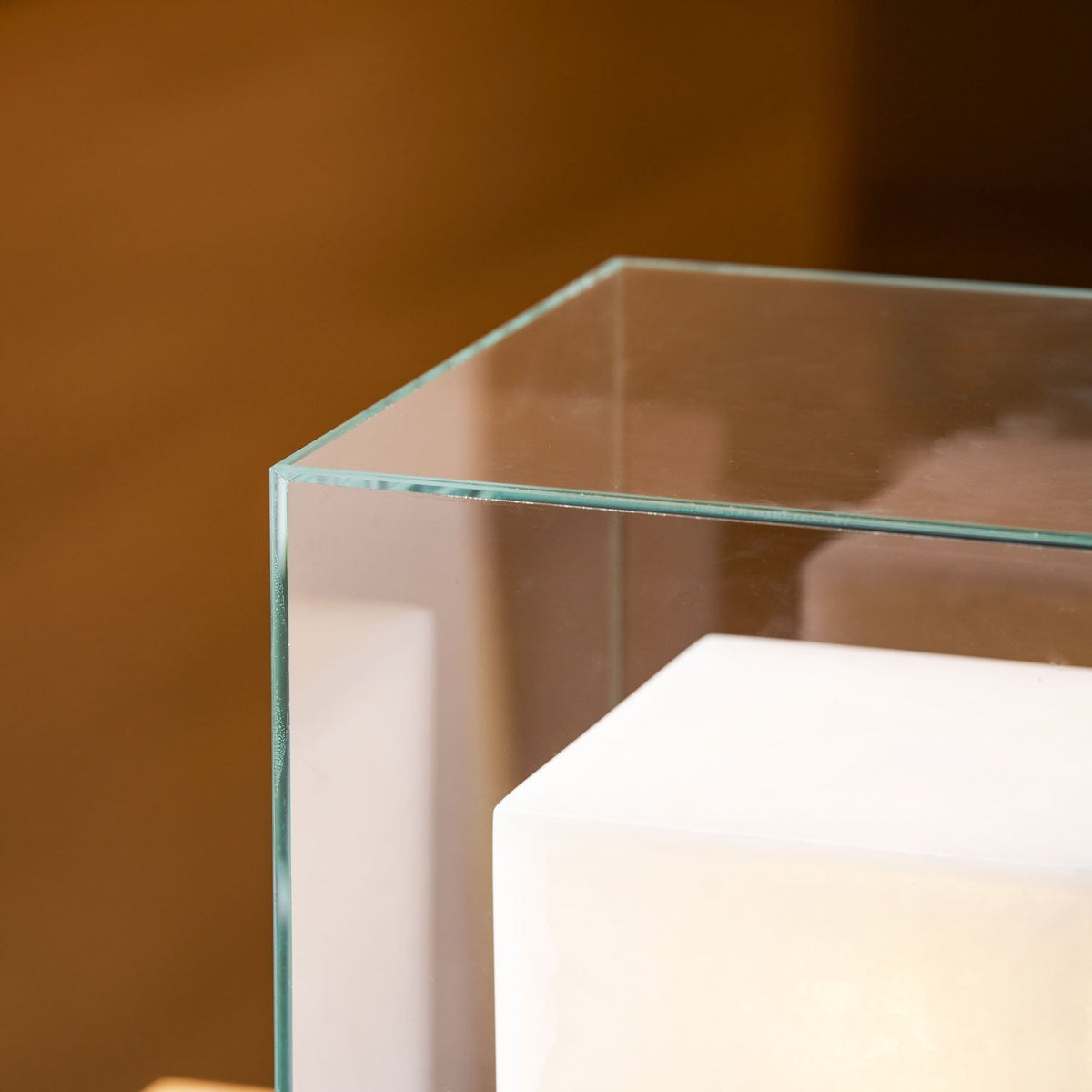 Cubo albasten tafellamp