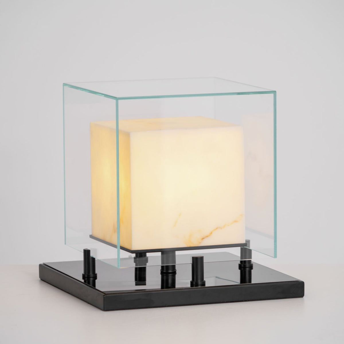 Cubo albasten tafellamp