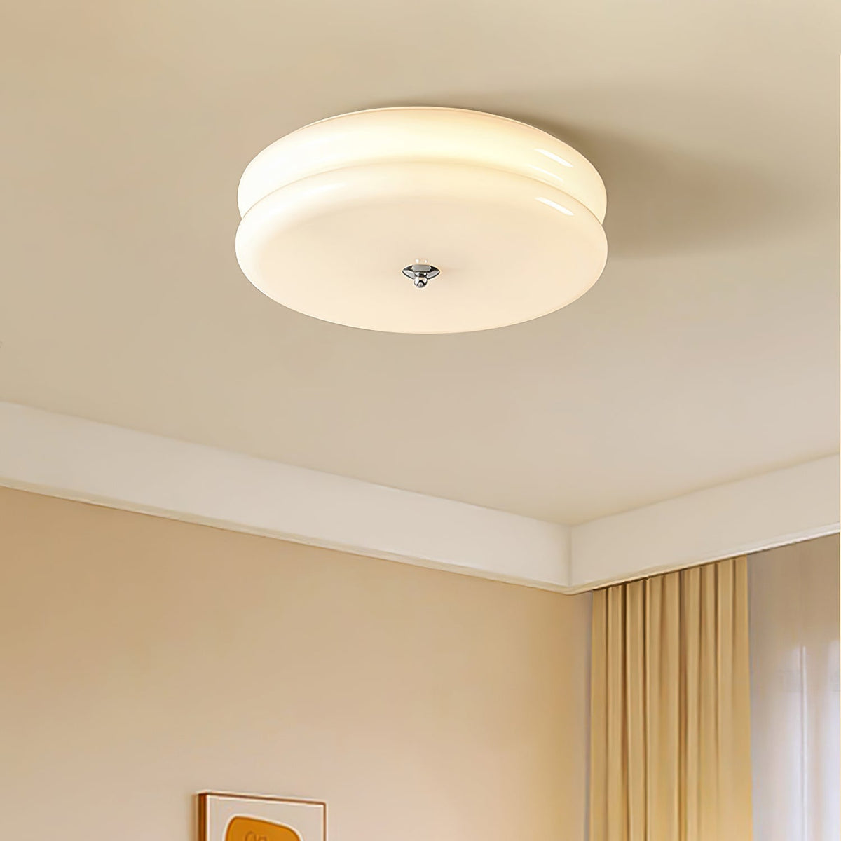 Eirinine Plafondlamp Kunstzinnig deco Vintage Glas