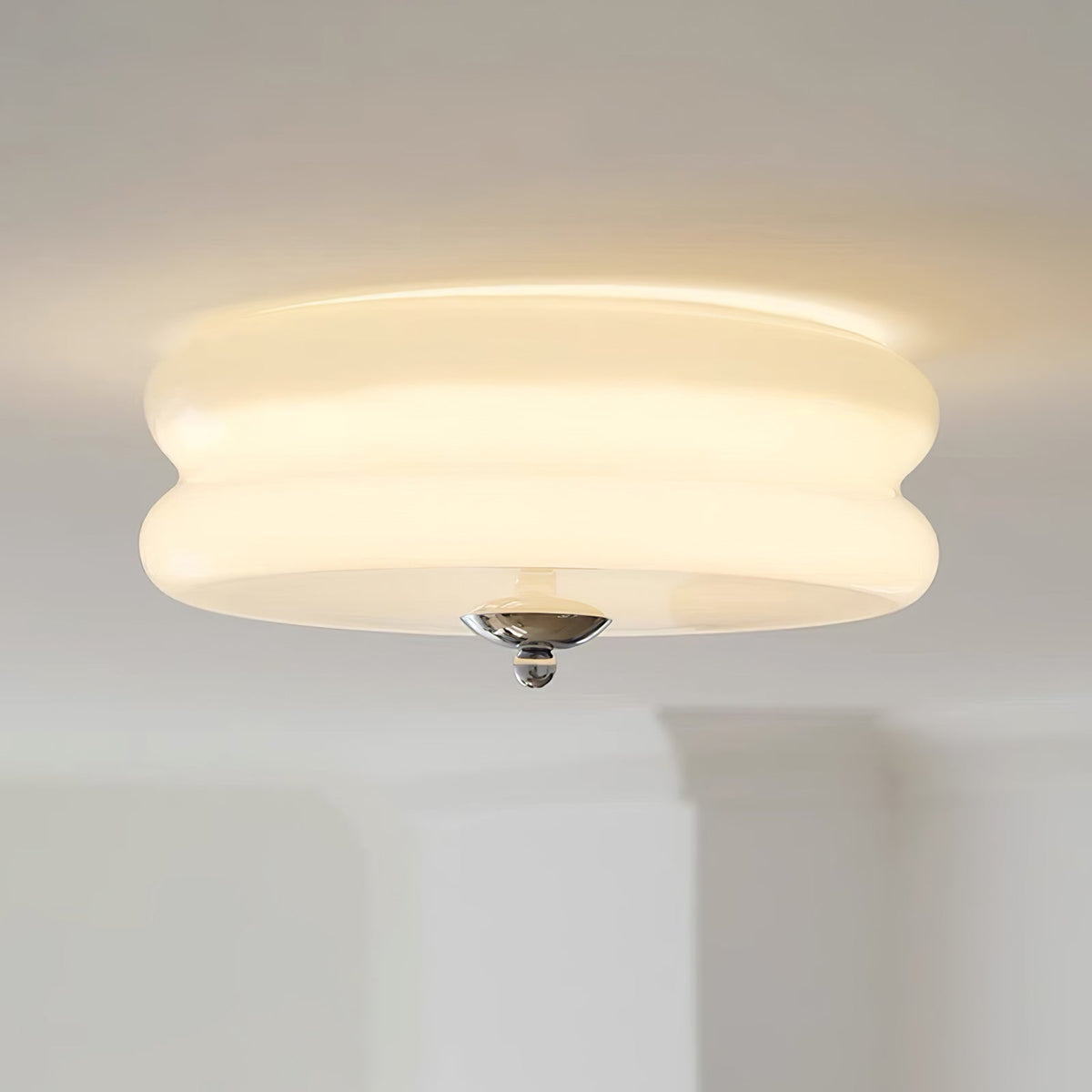 Eirinine Plafondlamp Kunstzinnig deco Vintage Glas