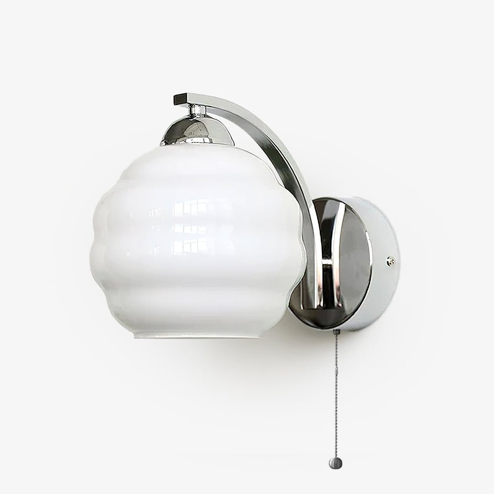 Jasenor Sierlijk Premium Noords Kunstzinnig Glas Wandlamp